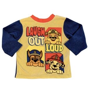 🍁2/$7🍁 NICKELODEON Paw Patrol Soft Plush Pajama Top